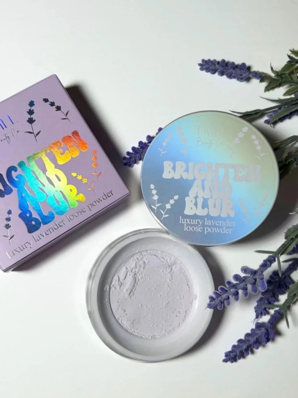 TMLL Brighten and Blur Luxury Lavender Loose Powder